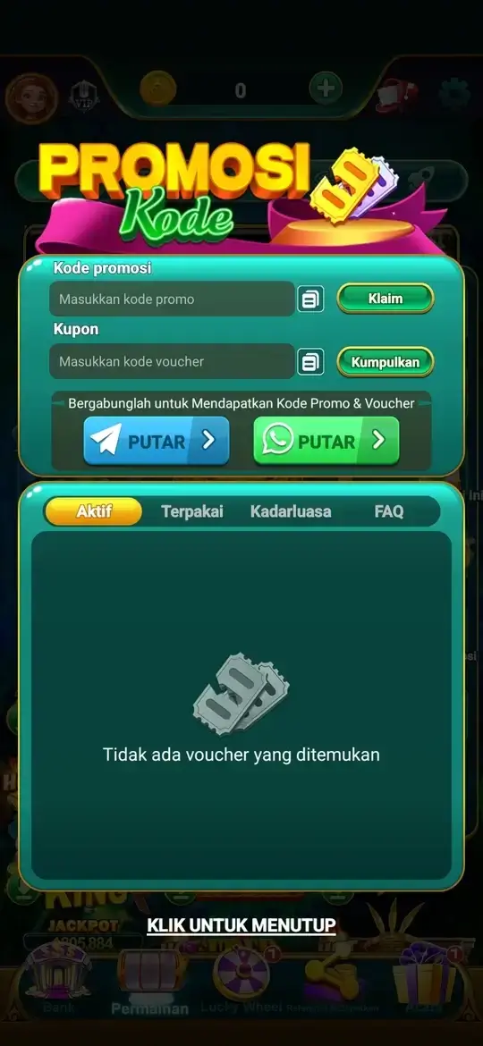 ZK6 - Halaman Promosi dan Kode Voucher