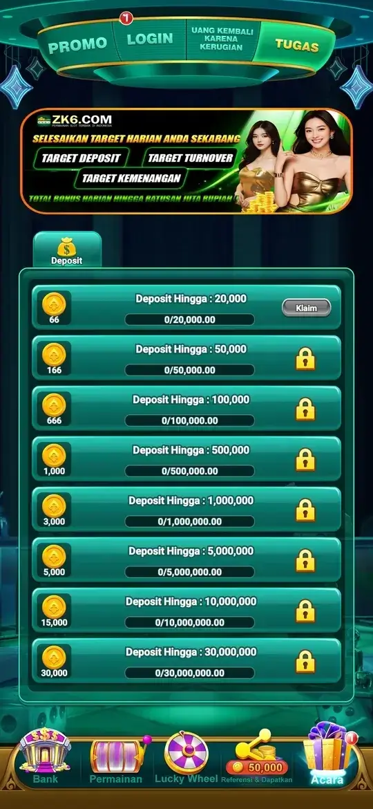 ZK6 - Target Harian dan Bonus Deposit